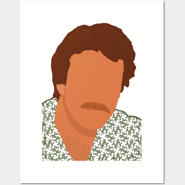 Magnum PI Wall Art by BadDrawnStuff